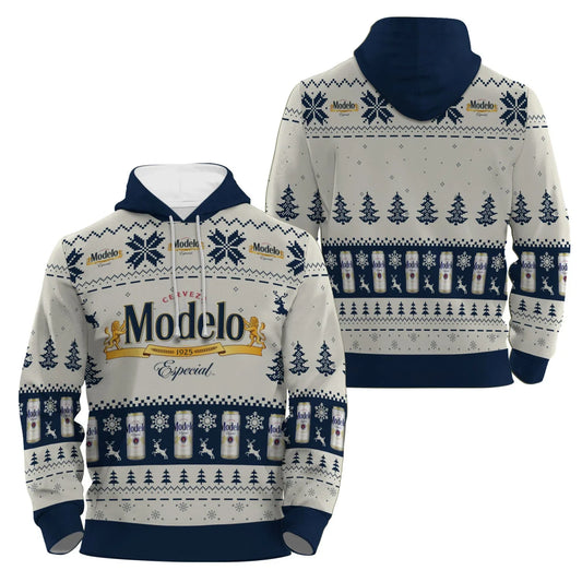 Modelo Snowy Sips Pullover & Zip Hoodie