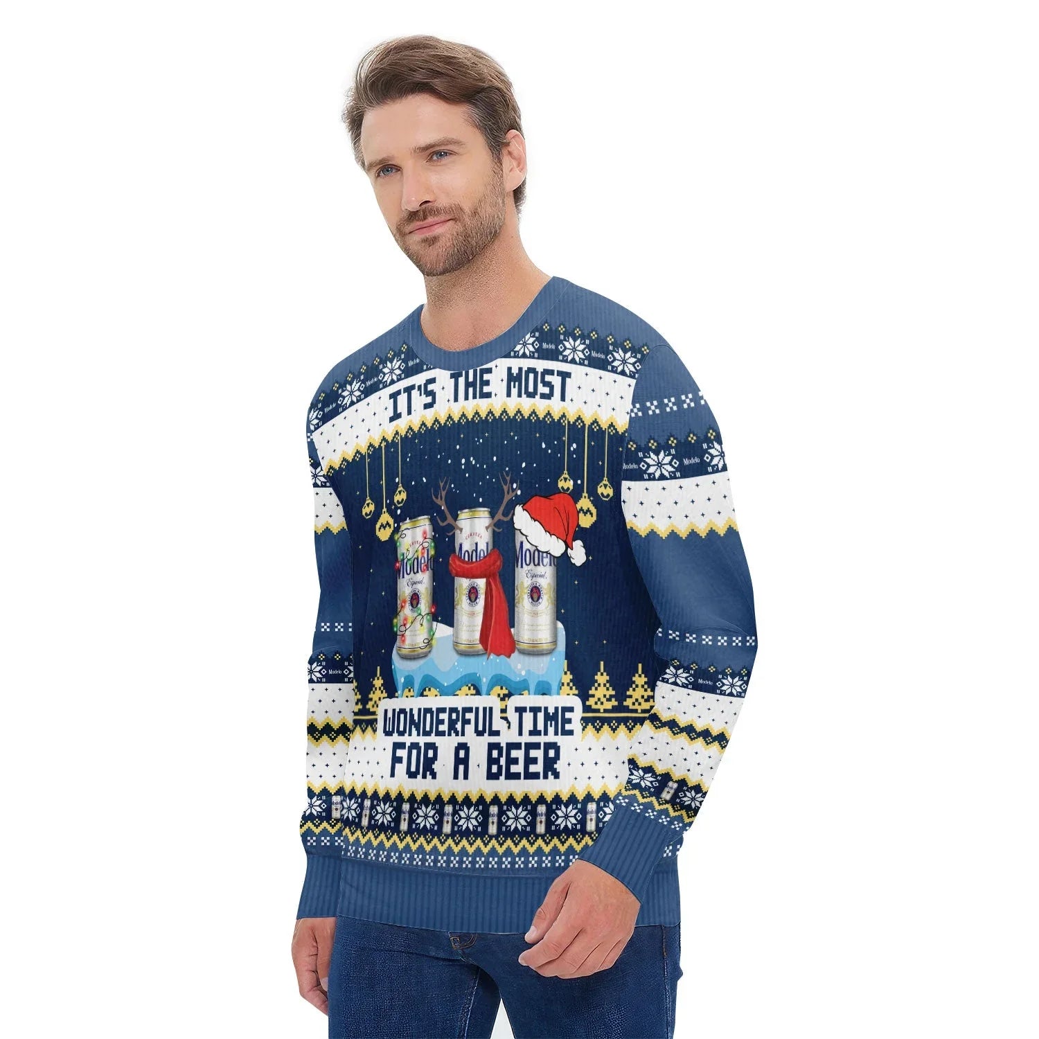 Modelo The Most Wonderful Time Ugly Sweater