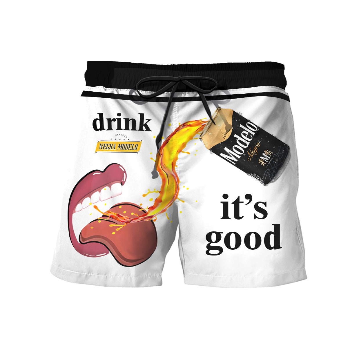 Drink Negra Modelo It's Good Swim Trunks - VinoVogue.com