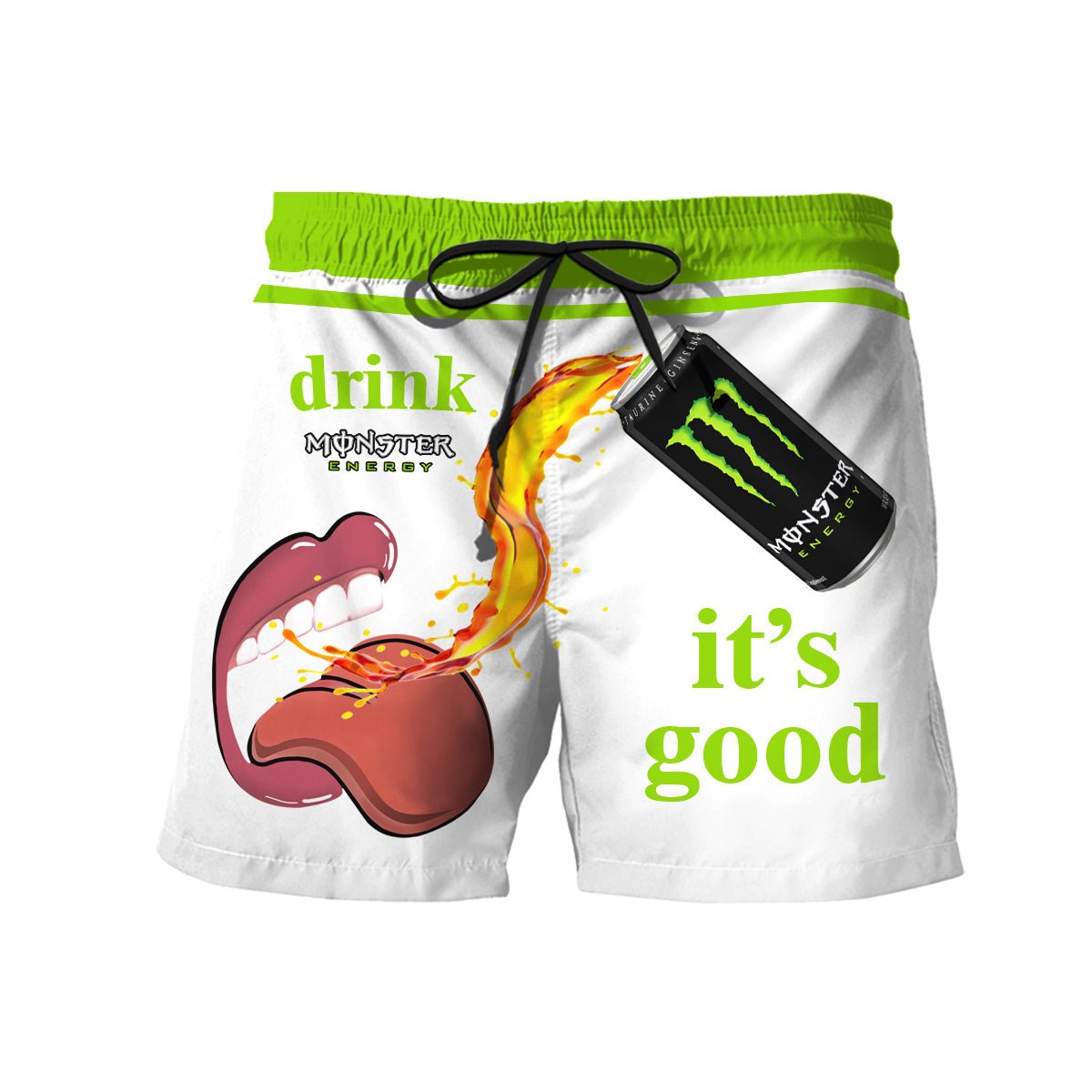 Drink Monster It's Good Swim Trunks - VinoVogue.com