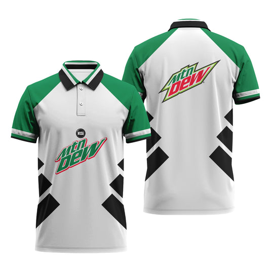 Mountain Dew Bold Line Polo Shirt