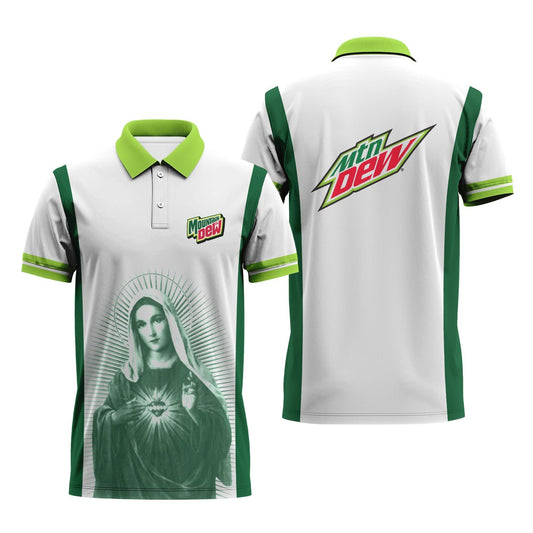 Mountain Dew Sacred Maria Polo Shirt