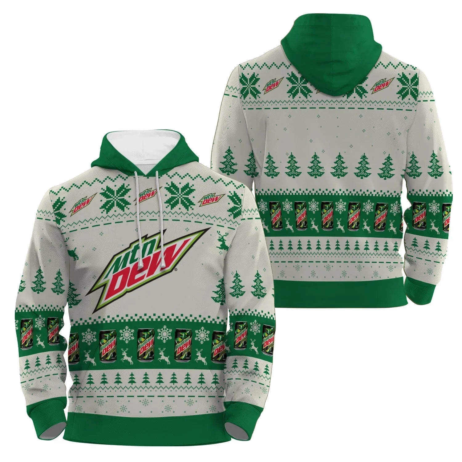 Mountain Dew Snowy Sips Pullover & Zip Hoodie