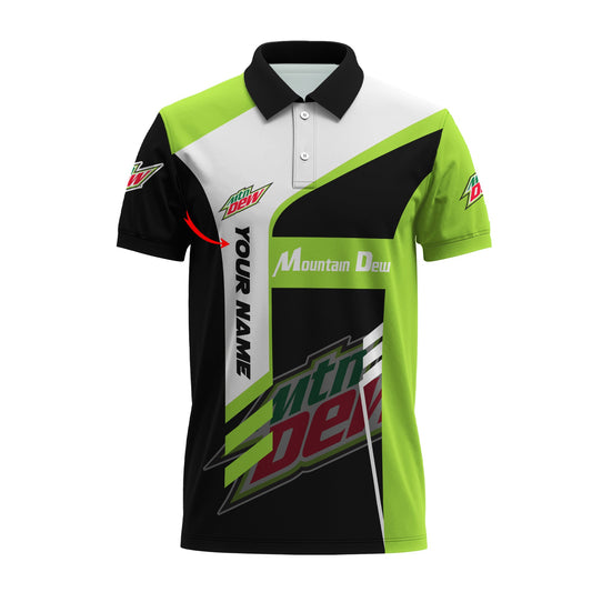 Personalized Mountain Dew Speedline Legacy Polo Shirt
