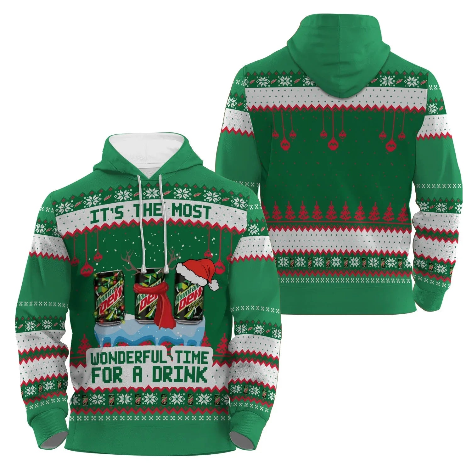 Mountain Dew The Most Wonderful Time Pullover & Zip Hoodie