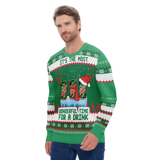 Mountain Dew The Most Wonderful Time Ugly Sweater