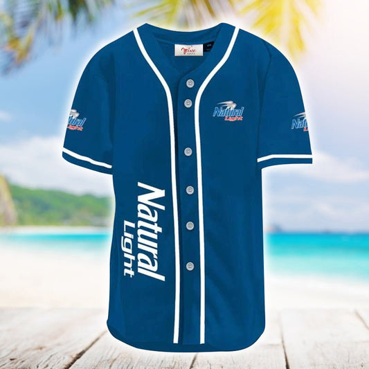 Natural Light Live Like A King Baseball Jersey - VinoVogue.com