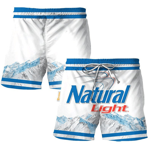 Natural Light Mountain Swim Trunks - VinoVogue.com