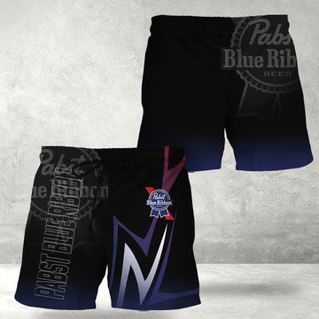 Pabst Blue Ribbon Esport Style Swim Trunks