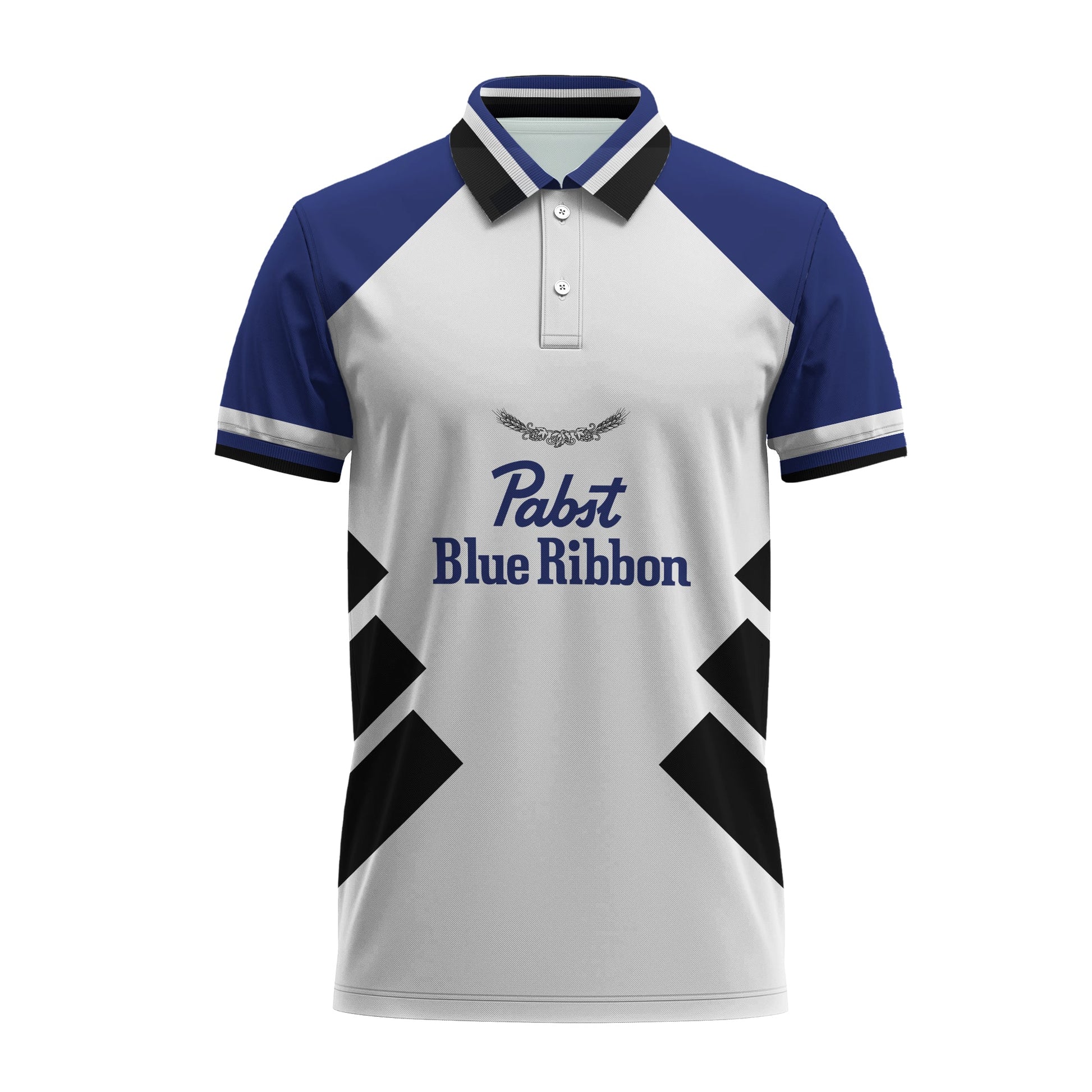 Pabst Blue Ribbon Bold Line Polo Shirt