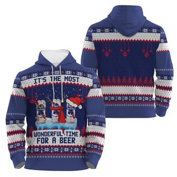 Pabst Blue Ribbon The Most Wonderful Time Pullover & Zip Hoodie