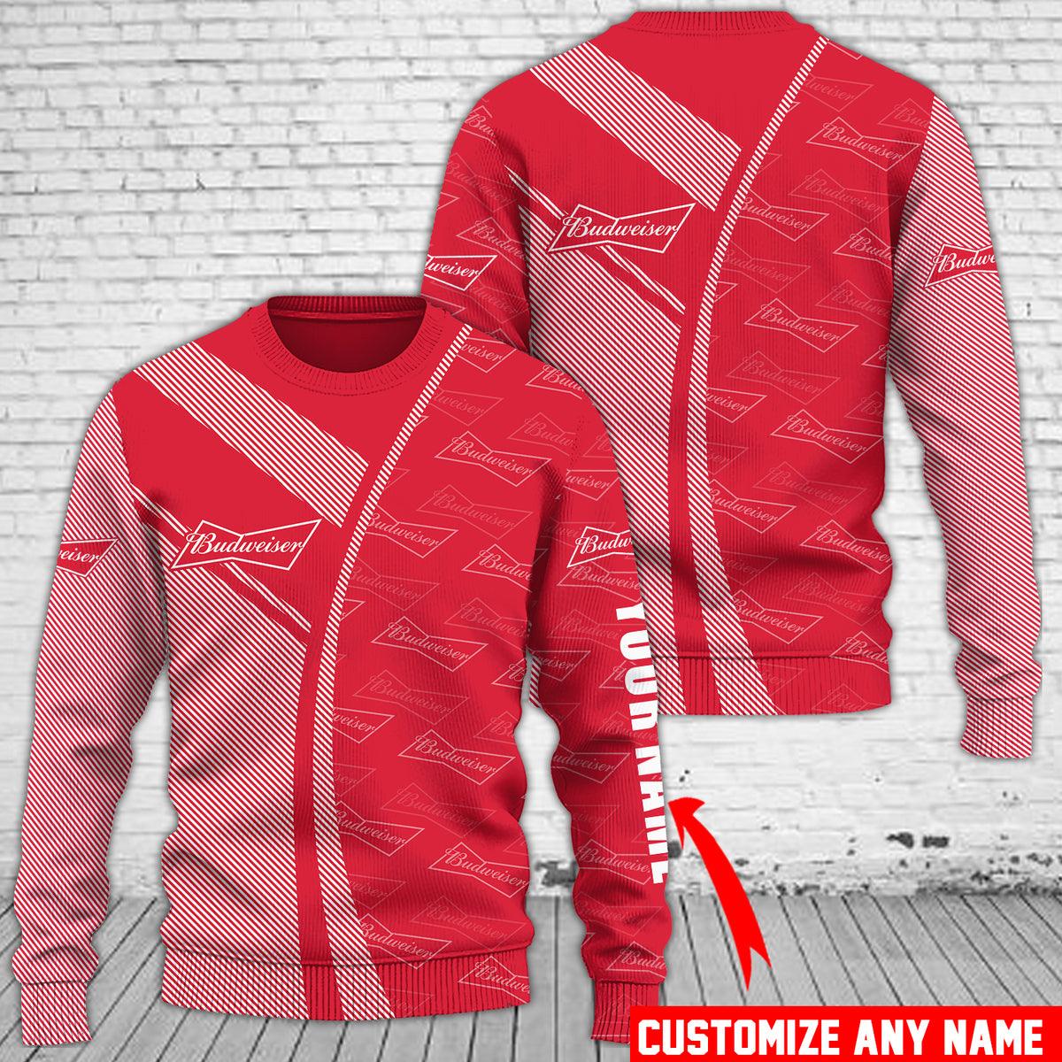 Personalized Budweiser Logo Sweatshirt