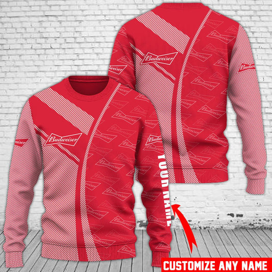 Personalized Budweiser Logo Sweatshirt