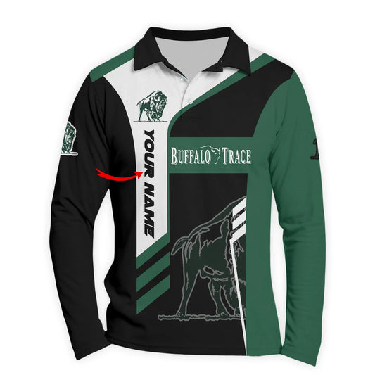 Personalized Buffalo Trace Speedline Legacy Long Sleeve Polo Shirt