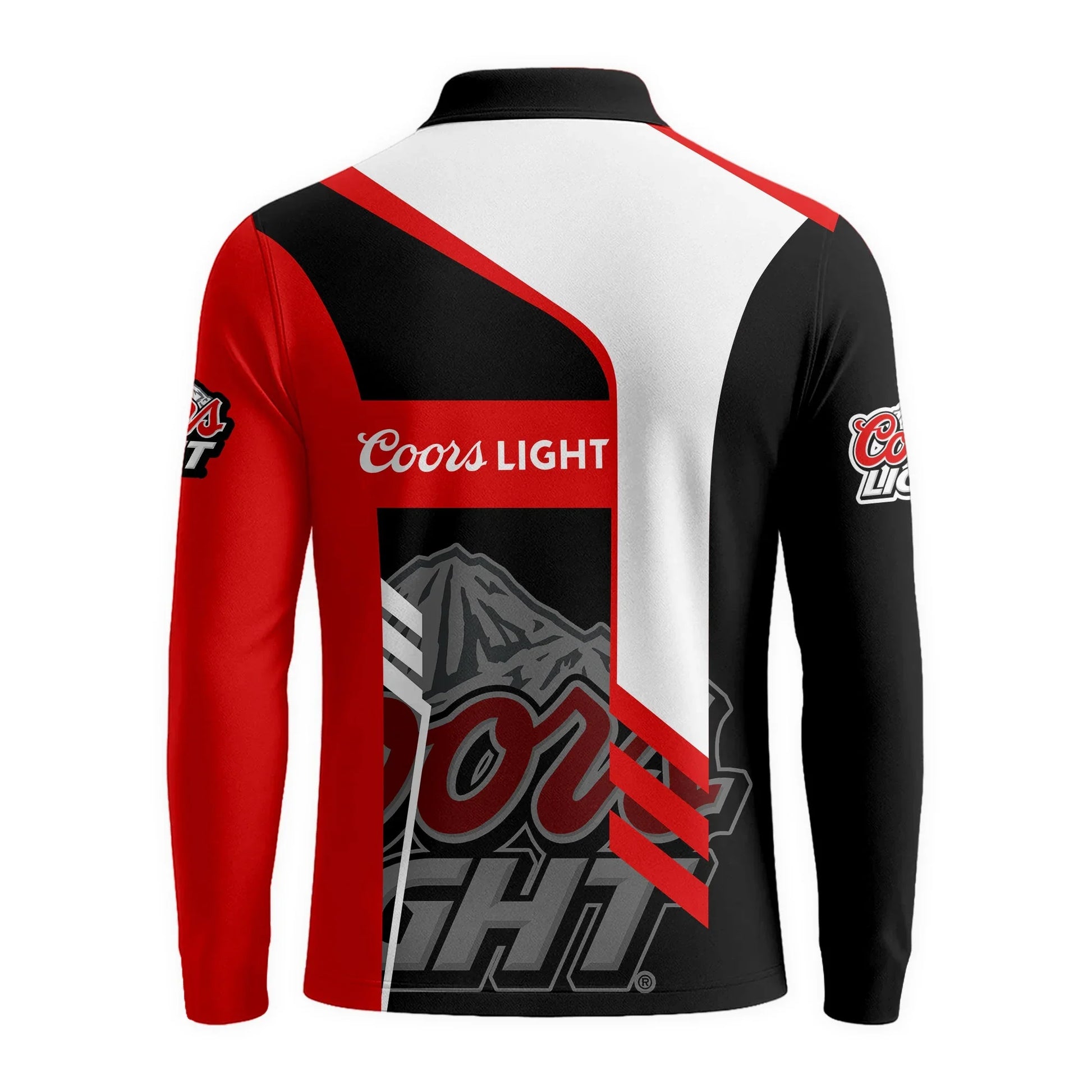 Personalized Coors Light Speedline Legacy Long Sleeve Polo Shirt
