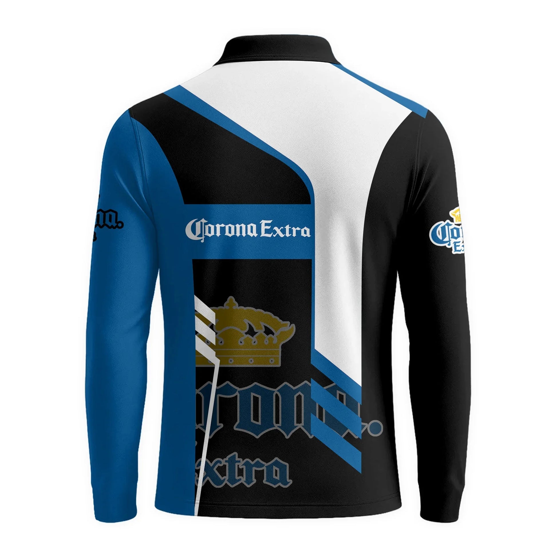 Personalized Corona Extra Speedline Legacy Long Sleeve Polo Shirt