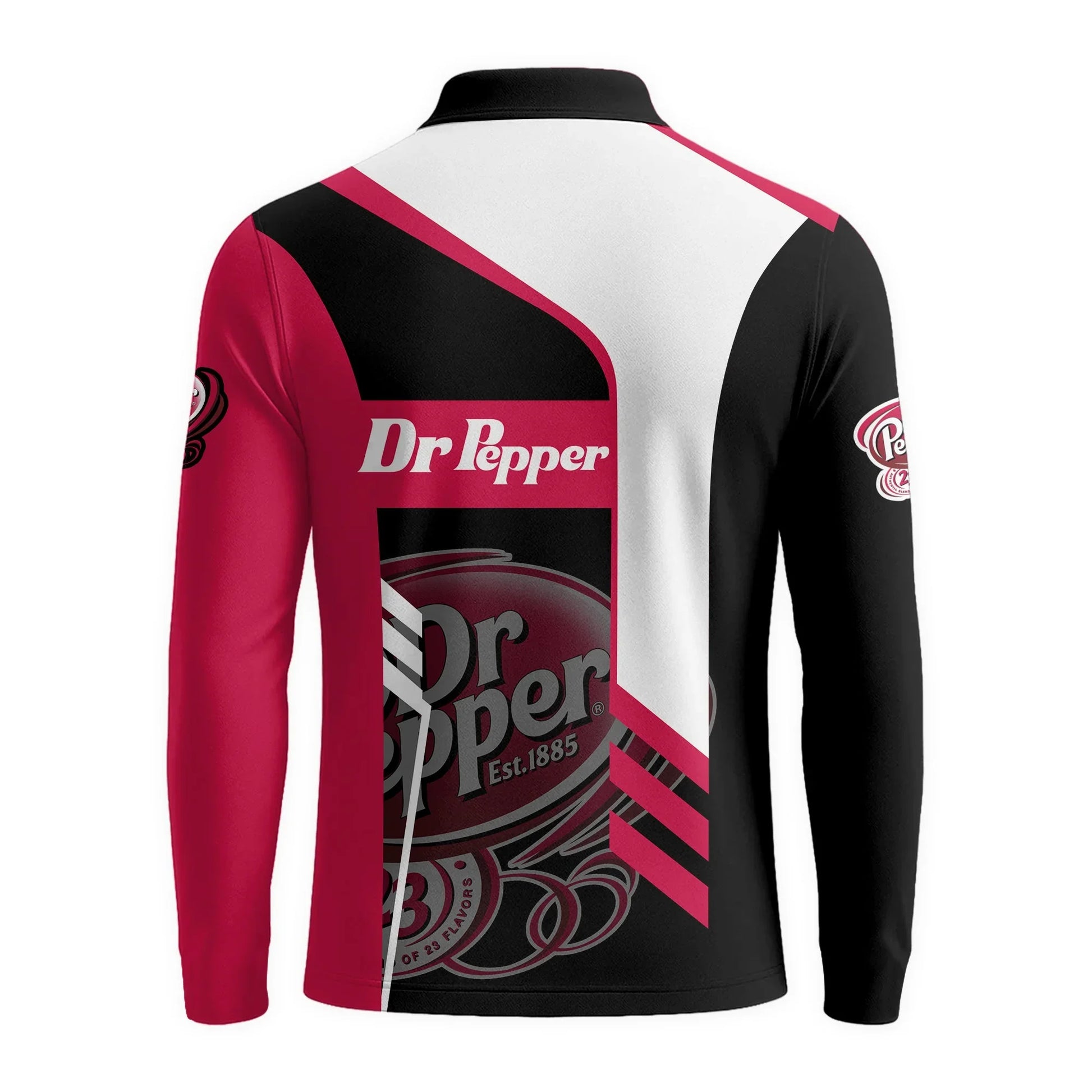 Personalized Dr Pepper Speedline Legacy Long Sleeve Polo Shirt