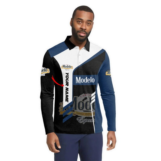 Personalized Modelo Speedline Legacy Long Sleeve Polo Shirt