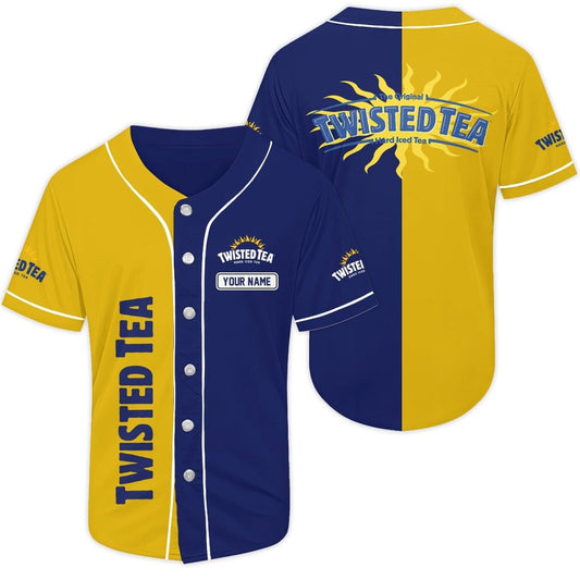 Personalized Vintage Multicolor Twisted Tea Baseball Jersey - VinoVogue.com