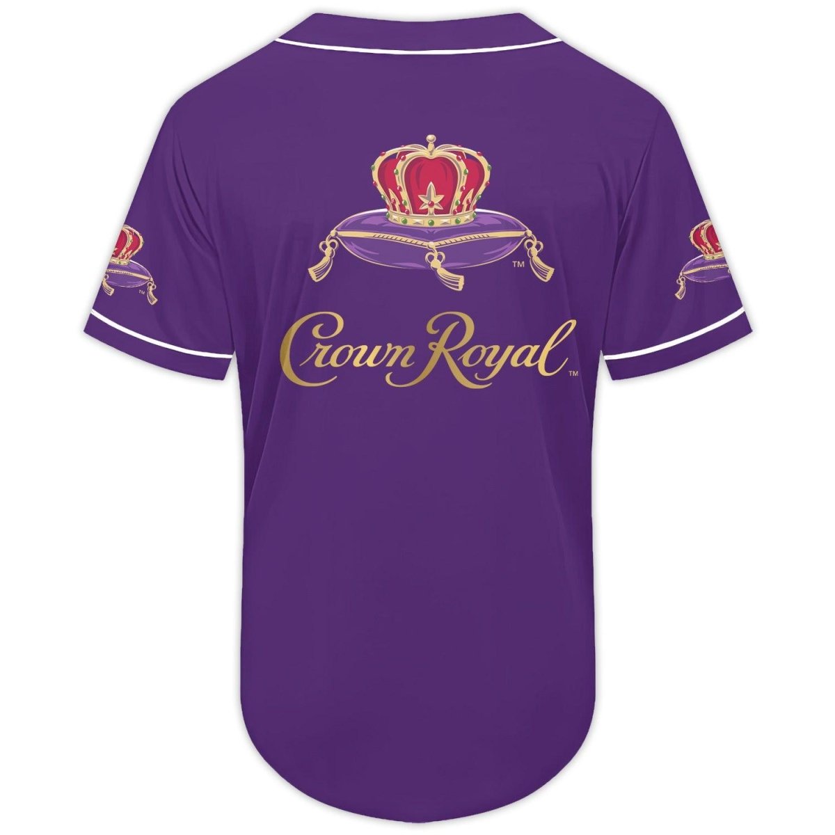 Purple Crown Royal Baseball Jersey - VinoVogue.com