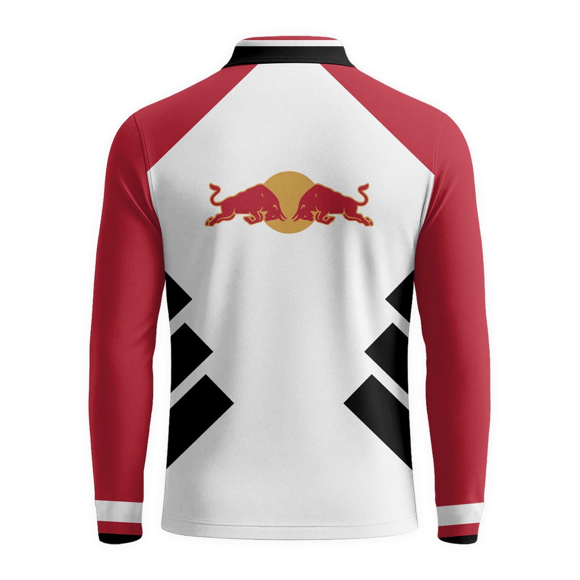  Red Bull Bold Line Golf Long Sleeve Polo Shirt