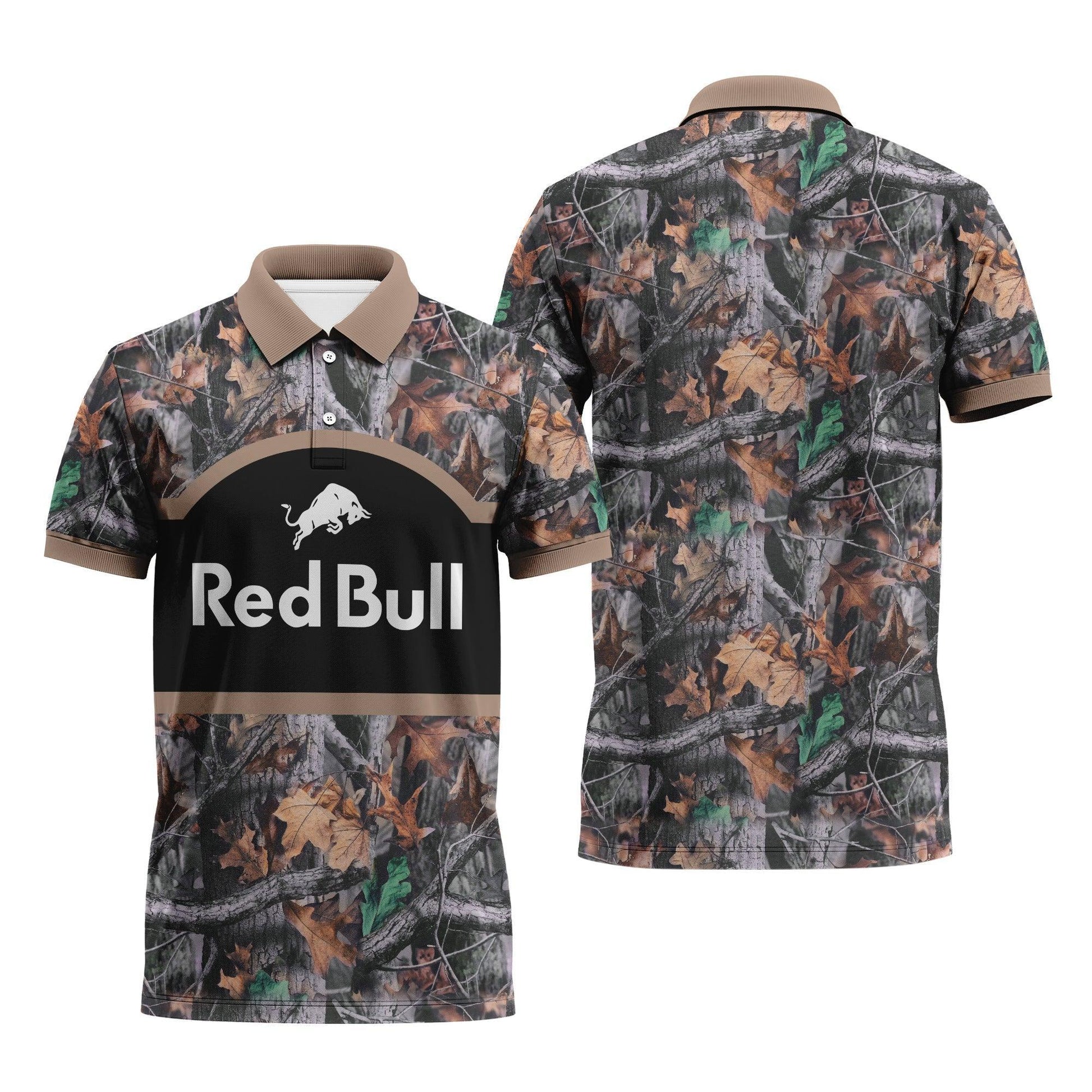 Red Bull Camouflage Polo Shirt