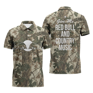 Red Bull Country Camo Polo Shirt