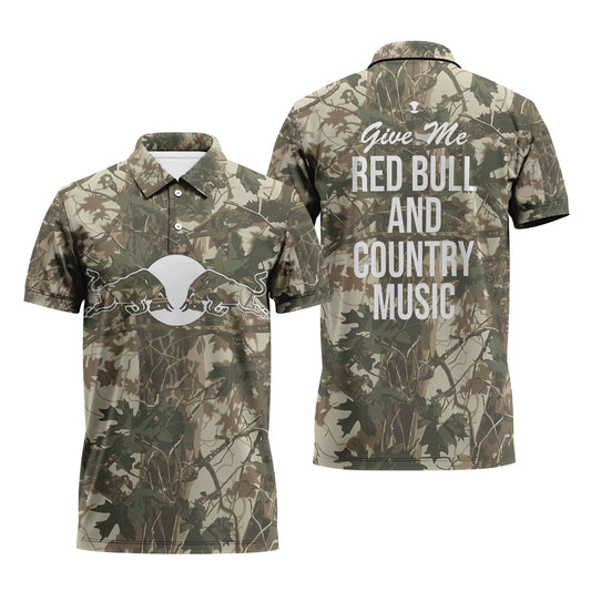 Red Bull Country Camo Polo Shirt