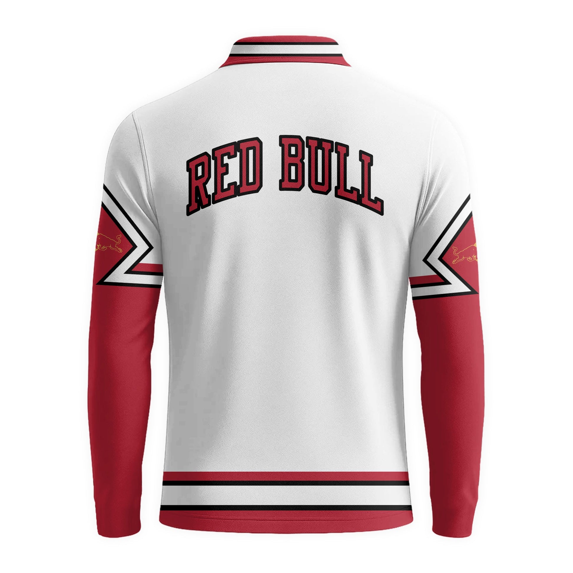  Red Bull Fieldcore Golf Long Sleeve Polo Shirt