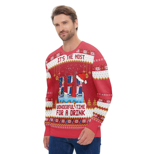 Red Bull The Most Wonderful Time Ugly Sweater