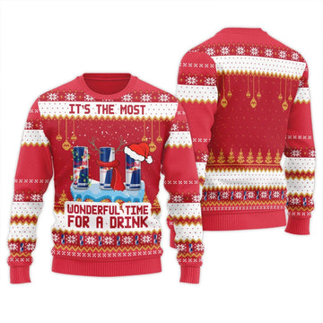 Red Bull The Most Wonderful Time Ugly Sweater