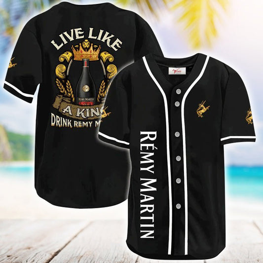 Remy Martin Live Like A King Baseball Jersey - VinoVogue.com