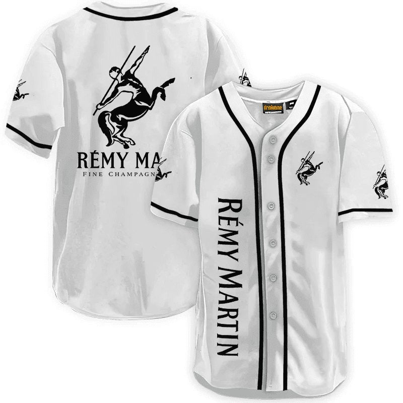 Remy Martin White Baseball Jersey - VinoVogue.com