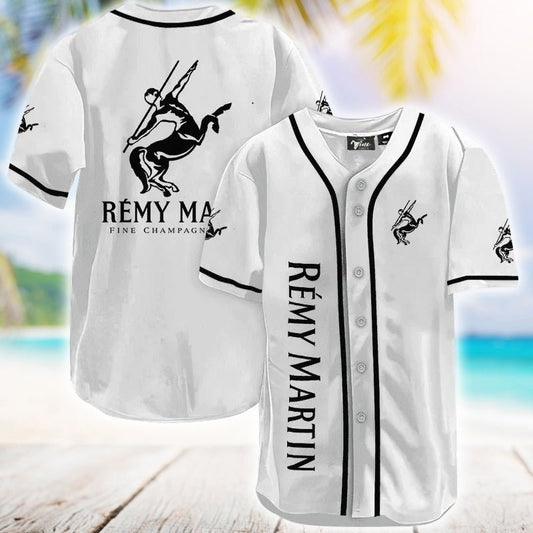Remy Martin White Baseball Jersey - VinoVogue.com
