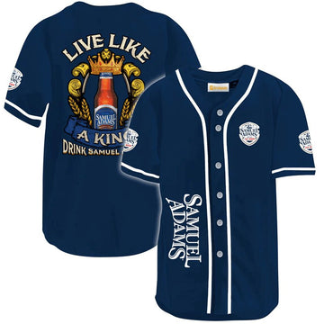 Samuel Adams Live Like A King Baseball Jersey - VinoVogue.com