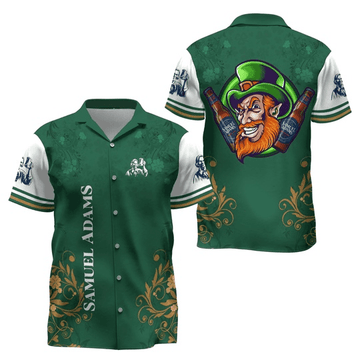 Samuel Adams St Patrick's Elf Button Shirt - VinoVogue.com