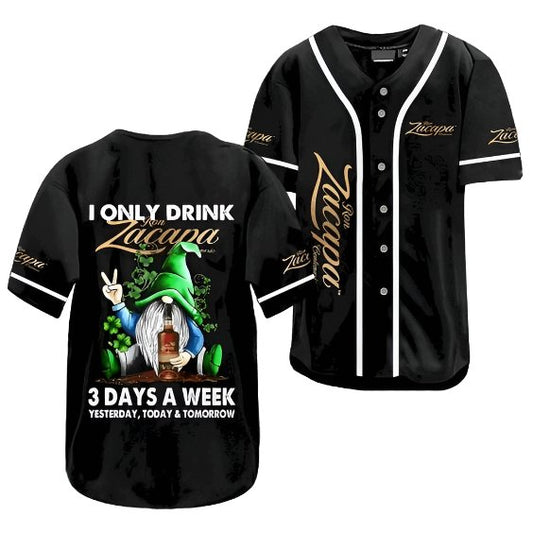 Gnome Only Drink Ron Zacapa Baseball Jersey - VinoVogue.com