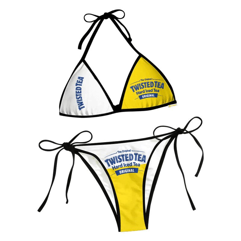 Twisted Tea Basic Triangle Bikini - VinoVogue.com