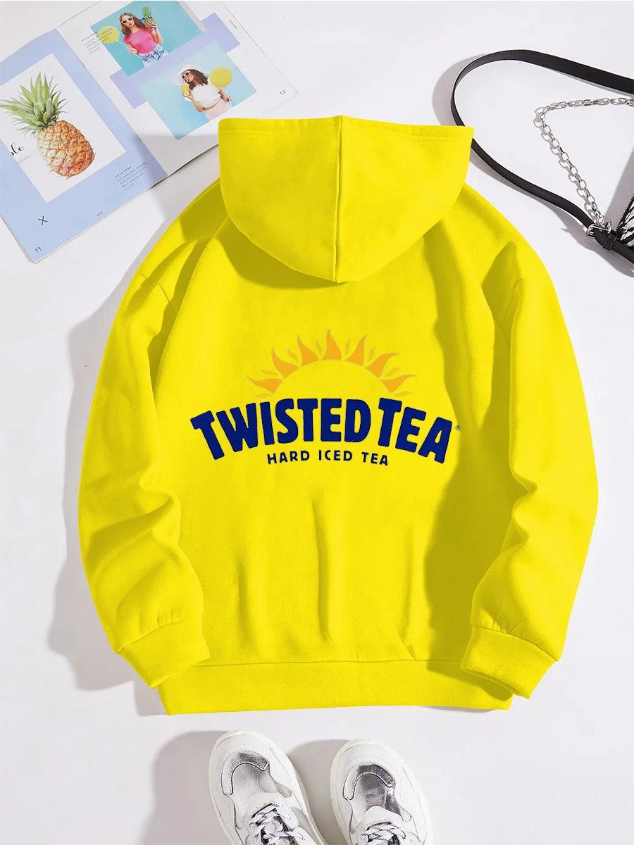 Twisted Tea Basic Yellow Hard Iced Tea Hoodie - VinoVogue.com