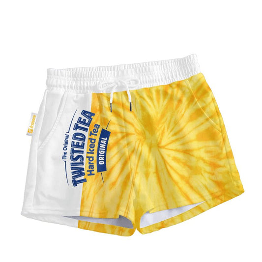 Twisted Tea Tie Dye Women's Casual Shorts - VinoVogue.com