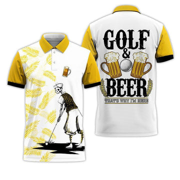 Golf & Beer Polo Shirt