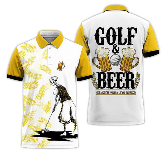 Golf & Beer Polo Shirt