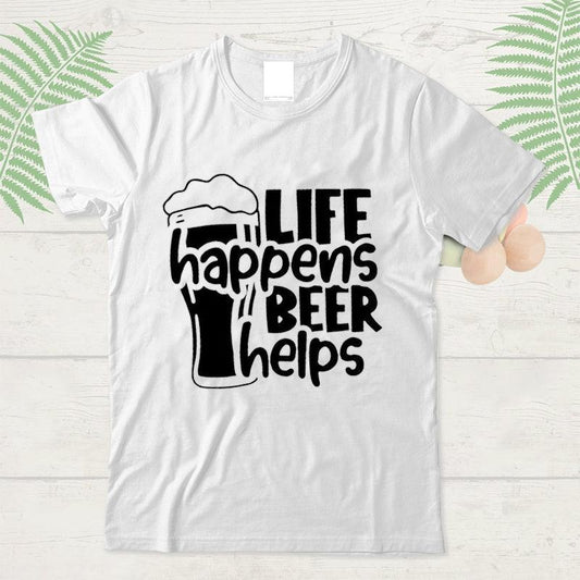 Life Happen Beer Helps T-Shirt