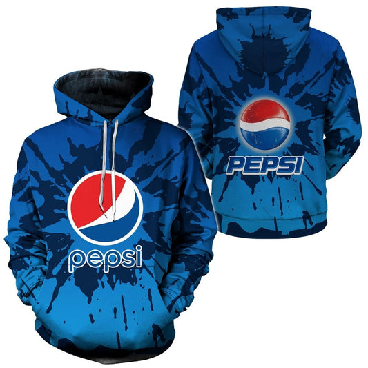 Pepsi Tie Dye Hoodie - VinoVogue.com