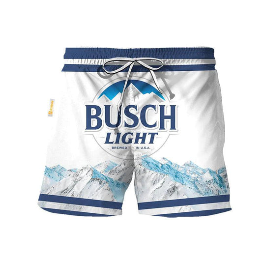 Busch Light Mountain Swim Trunks - VinoVogue.com