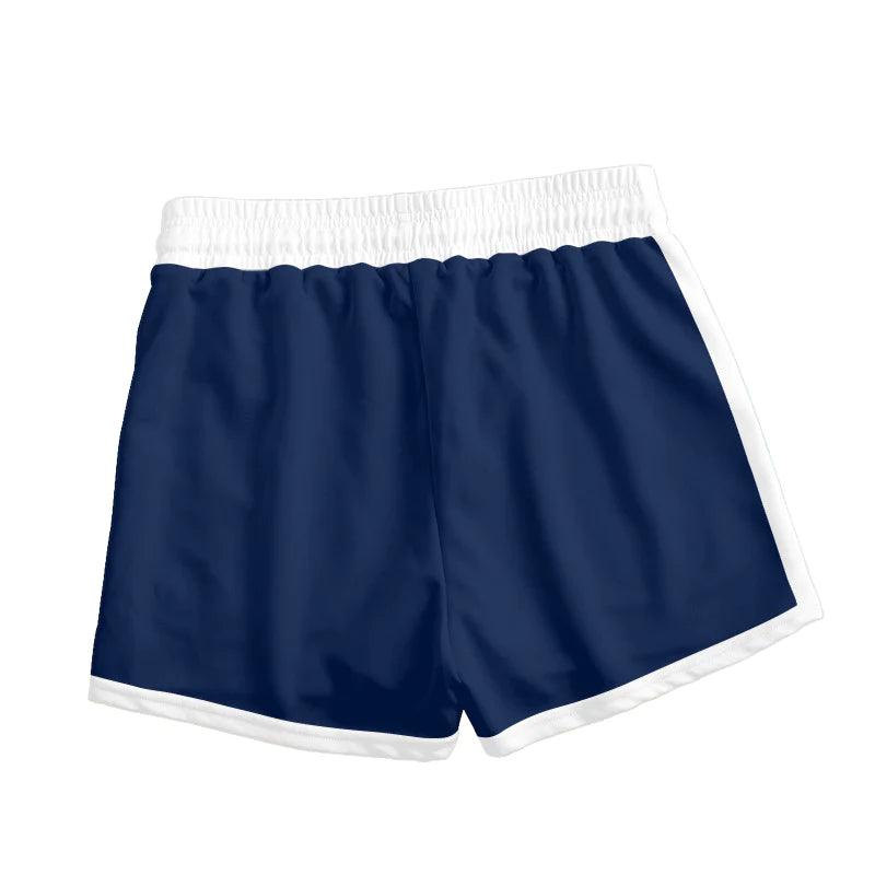 Coors Banquet Blue Basic Women's Casual Shorts - VinoVogue.com