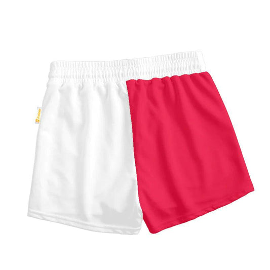 Coors Light Red And White Women's Casual Shorts - VinoVogue.com