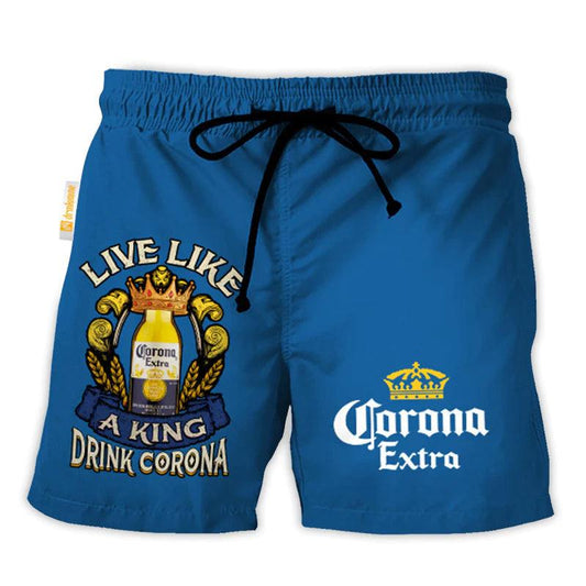 Corona Extra Blue Basic Swim Trunks - VinoVogue.com
