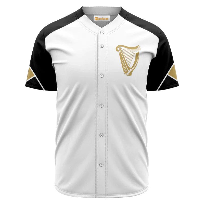 Guinness White And Black Jersey Shirt - VinoVogue.com