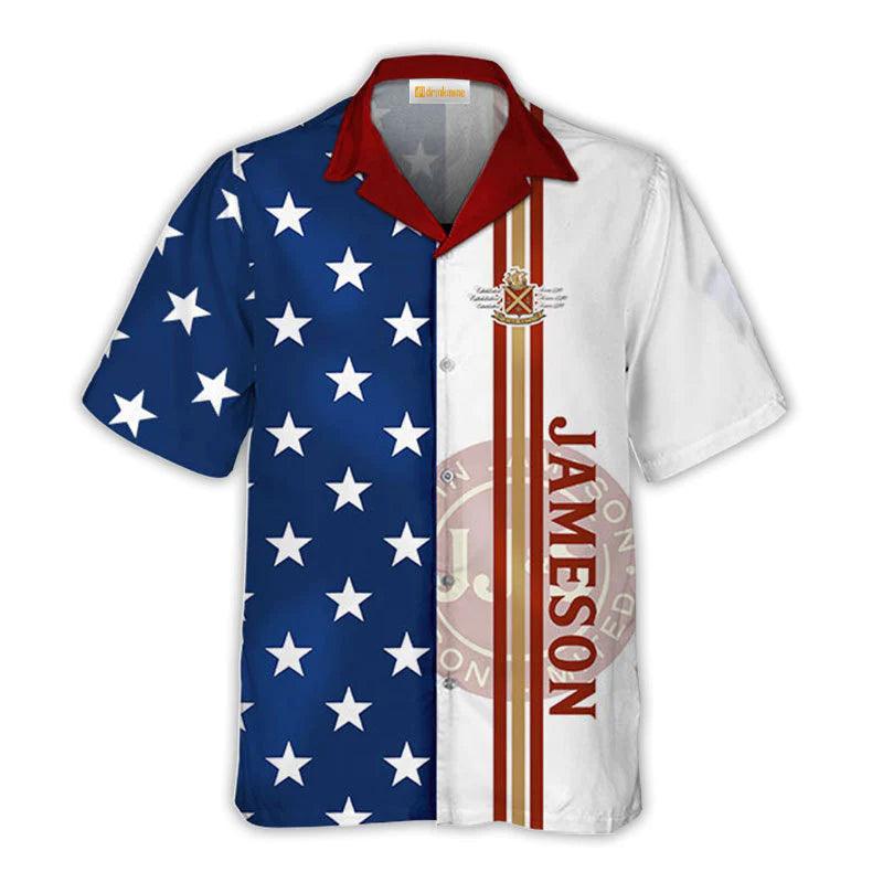 Jameson Fourth Of July Hawaiian Shirt - VinoVogue.com